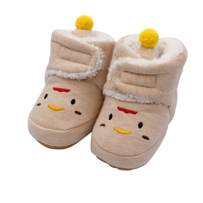 

0-9M Toddler Kids Baby Girls Boys Winter Warm Snow Boots Cartoon Animal Bootie Shoes Baby First Walkers