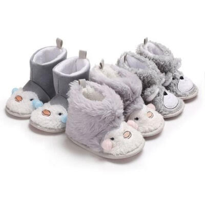 

Winter Warm Boots Boys Girls Baby Toddler Newborn Cotton Soft Crib Kids Shoes NEW