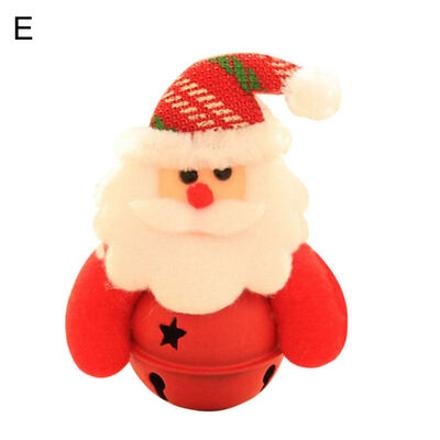 

Santa ClausSnowmanElk Doll Christmas Tree Pendant Bell Holiday New Year Decor