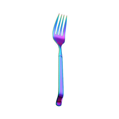 

Gobestart Colorful Spoon Handle Spoons Flatware Colander Fork Drinking Tools Kitchen Gadge