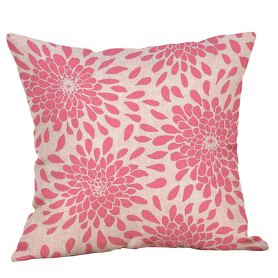 

Gobestart Flax Pillow Case Cover Garden Scenery Throw Sofa Car Cushion Cover Home Decor