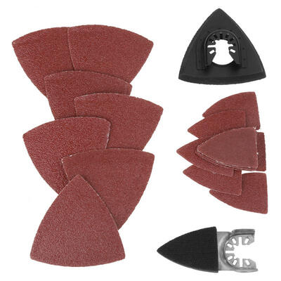 

Greensen 82pcs Sanding Kit Oscillating Multi Tool Sand Pad for Bosch Stanley Multimaster Makita Dremel