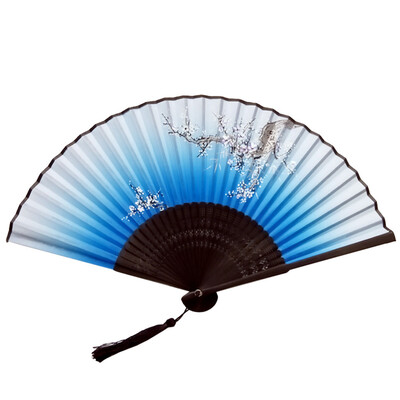 

〖Follure〗Folding Fans Handheld Fans Bamboo Fans Womens Hollowed Bamboo Hand Holding Fan
