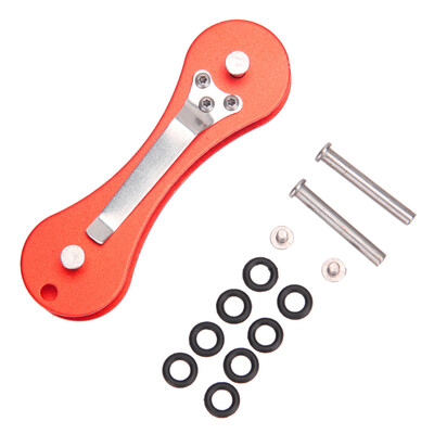 

EDC Aluminum Hard Oxide Key Holder Organizer Clip Folder Keyring Keychain