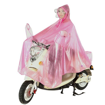 

HaoJie Outdoor fashion PVC transparent raincoat 12818