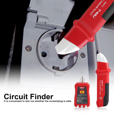 

Socket TesterUNI-T Professional Circuit Breaker Finder Sensitivity Adjustable Socket Tester Diagnostic-toolCircuit Finder