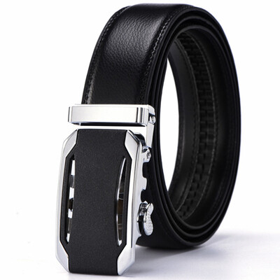 

New Mens Alloy Buckle Belts Leather Automatic Buckle Male Business Belts Casual Fashion Man Brand Belts