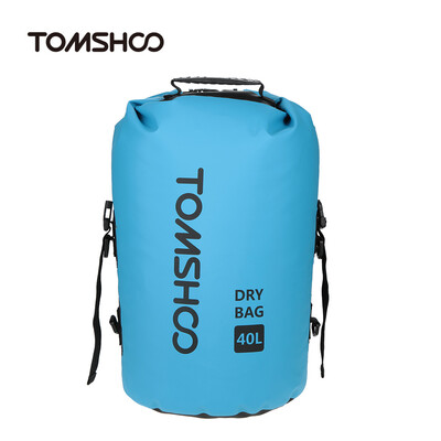 

TOMSHOO 40L Outdoor Water-Resistant Dry Bag Sack Storage Bag for Travelling Rafting Boating Kayaking Canoeing Camping Snowboarding