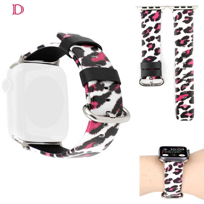 

〖Follure〗Leopard Pattern Printing Replacable Band For Apple Watch Series 4321 3840mm