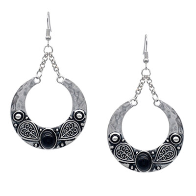 

Europe And The United States Bohemian Beach Pattern Personalized Retro Semi - Circular Earrings Ethnic Earrings