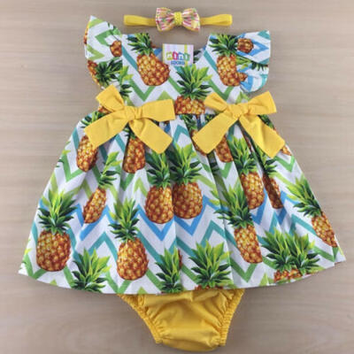 

US Newborn Baby Girls Summer Clothes Romper Playsuit Tutu Dress Jumpsuit Outfits