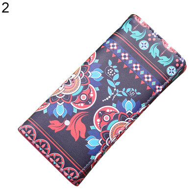 

Vintage Women Faux Leather Coin Credit Cash Purse Multifold Card Holder Wallet
