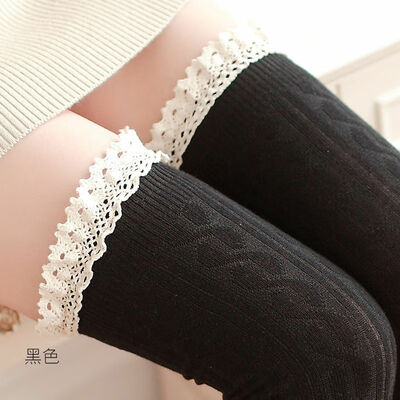 

Women Girls Cable Knit Extra Long Boot Socks Over Knee Thigh High Warm Stocking