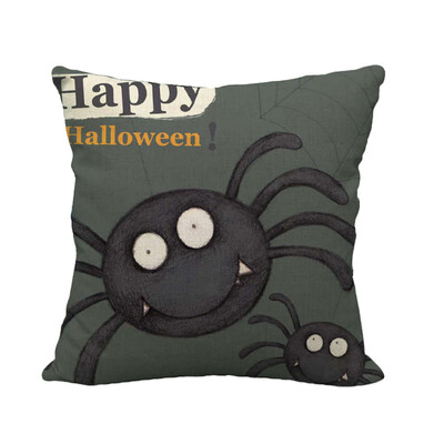 

Halloween Print Cushion Cover Linen Pillow Case Sofa Home Decor Popular