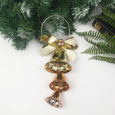 

〖Follure〗Bowknot Jingle Bell Rings Pendant for Christmas Tree And Door Hanging Decor
