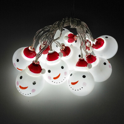 

Toponeto 10LEDs SnowmanSanta Fairy Light String Lamp Christmas Tree Party Yard Decor