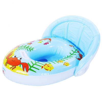 

Greensen Baby Inflatable Swim Rings Safe Sit Summer Fun Trainer Toys Removable Canopy