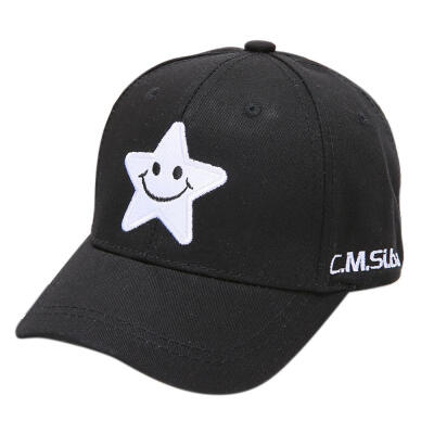 

Kids Adjustable Ball Hat Baby Boy Girl Spring Baseball Cap Breathable Star Print Visors Hats New