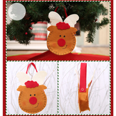 

〖Follure〗Non-woven Christmas Christmas Eve Apple Gift Bag Elk