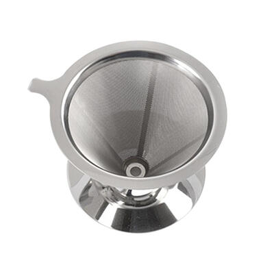 

Stainless Steel Coffee Filter Double Layer Fine Drip Filters V60 Filter Cup