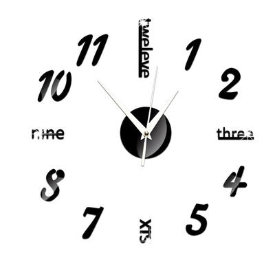 

Creative Quartz Clock Acrylic Ultra Silent Wall Clock Living Room Decor