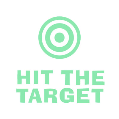 

WC Sticker Waterproof Luminous HIT THE TARGET Post Pictures Door Sign
