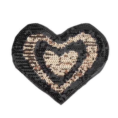 

Fashion Sequins Embroidery Iron on Patches Cloth Sticker for DIY Applique