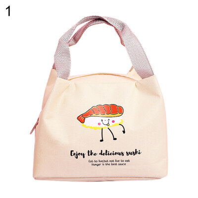 

Portable Cat Dolphin Thermal Insulated Meal Bento Tote Lunch Bag Picnic Pouch
