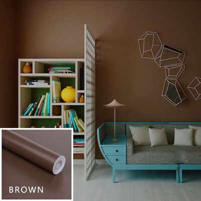 

〖Follure〗Kind Color Shiny Furniture Refurbished Stickers Pvc Removable Wallpaper Home De