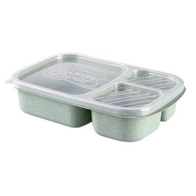 

Compartments Lunch Box Food Storage Container for Kids Adults Picnic Meal Prep Portion Container Lunch-Boxes