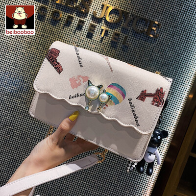 

Summer small bag woman 2019 new Korean version leisure printing small square bag with one shoulder oblique bag tide