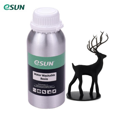 

eSUN Water Washable Resin for LCD 3D Printer Aluminum Bottle Liquid Printing Material 76D Hardness Consumables Compatible with Any