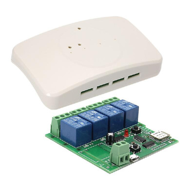 

eWeLink Smart Remote Control Wireless Switch with Shell Universal Module 4ch DC 5V Wifi Switch Timer Phone APP Remote Control Comp