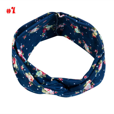 

SUNSIOM Ladies twist knot pattern headband elastic head wrap turban hair band flower Hot