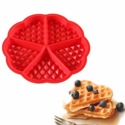 

Siaonvr Waffles Silicone Mould Pan Cake Baking Baked Muffin Cake Chocolate Mold Tray