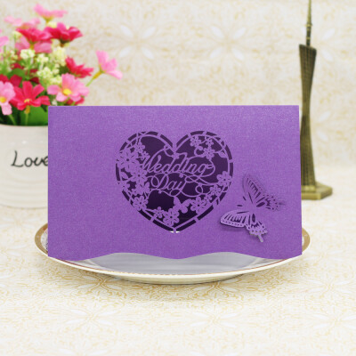 

Siaonvr 20 Pcs Delicate Carved Romantic Wedding Party Invitation Card Envelope A