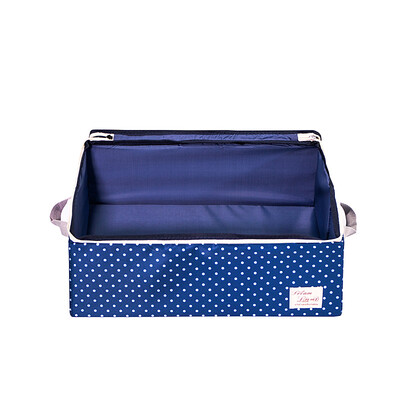 

Western SIVIN cherry red storage box fabric storage box with cover clothes storage box storage folding box storage box wardrobe storage