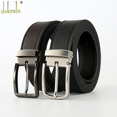 

Mens&womens leather belt zinc alloy pin buckle belt hot business excellent products yellow cattle two-layer belt