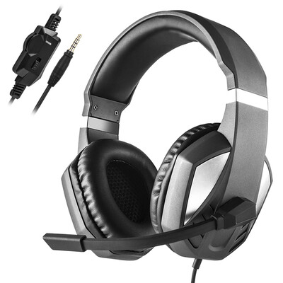 

35mm Wired Gaming Headphones Over Ear Game Headset Noise Canceling Earphone with Microphone Volume Control for PC Laptop PS4