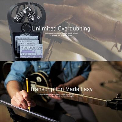 

Portable Handhold Digital Recorder Fine Quality Stereo Sound Interview Microphone for Camera