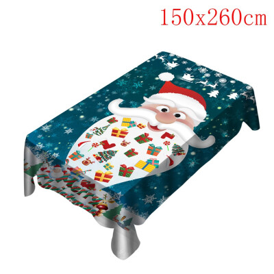 

Tailored Christmas TableclothChair Cover Digital Printing Christmas Table Decoration