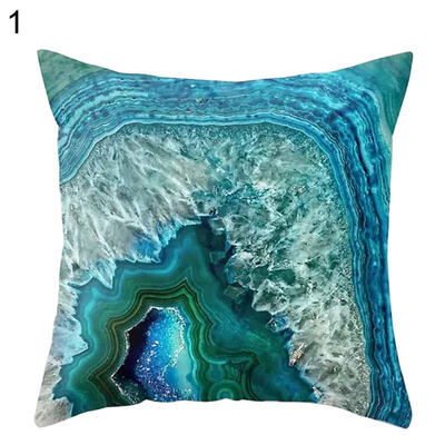 

Colored Stone Double Sided Throw Pillow Case Cushion Cover Bed Sofa Car Decor