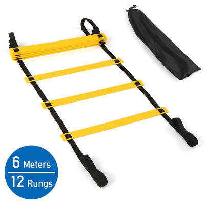 

4M - 10M 81220 Rungs Speed Agility Ladder with Carry Bag for Soccer Football Training