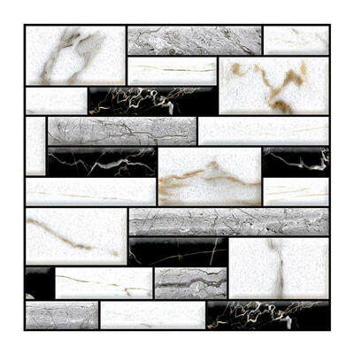 

Retro 3D Marble Brick Stone Wall Decals Self-Adhesive Sticker Bedroom Decor