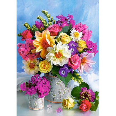 

5D DIY Diamond Painting Colorful Flowers Cross Stitch Embroidery Mosaic Kit