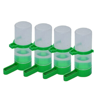 

4pcs Bird Pet Drinker Feeder Waterer Clip for Aviary Budgie Cockatiel