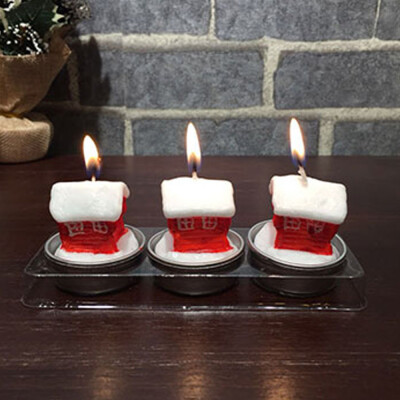 

Toponeto Christmas Candles Santa Claus Snowman Birthday Christmas Party Decoration Candle