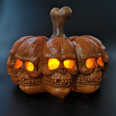 

〖Follure〗Halloween Portable Energy saving Pumpkin Light Electronic Light Home Decoration