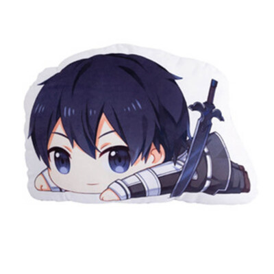 

Sword Art Online Anime Plush Doll Pillow Cute Character Double-sided Expression Printing Pillow Sofa Lumbar Pillow Anime Fans Gift