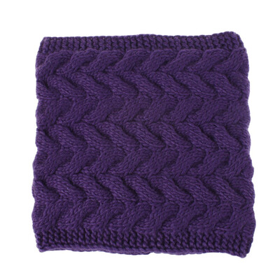 

Tailored Women Chunky Knit Cowl Neck Warming Scarf Circle Thick Crochet Scarves